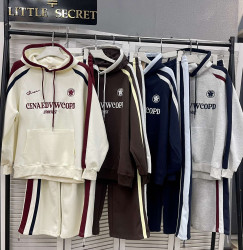 Спортивные костюмы женские (шоколад) оптом 50369428 19983-67