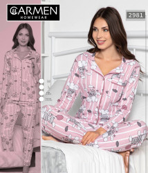 Ночные пижамы женские CARMEN оптом 84579260 2981 -12
