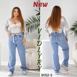 Джинсы ПАЛАЦЦО женские БАТАЛ оптом 71568342 8052-3