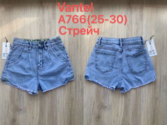Шорты джинсовые женские VANTEL ПОЛУБАТАЛ оптом Vanver 91502846 А766-5