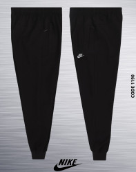 Спортивные штаны мужские БАТАЛ (black) оптом 89741056 1190-36