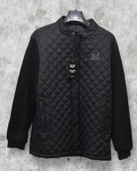 Куртки демисезонные мужские KADENGQI БАТАЛ (черный) оптом 56049712 EM261022-1D-60