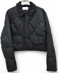Куртки демисезонные женские TURN HUG (черный) оптом 25671483 8288-18