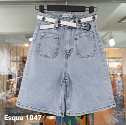 Джинсовые шорты женские ESQUA оптом 02485169 1047-2
