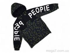 Куртка, Kids-modnik оптом --- 8900 чорна з жовтим
