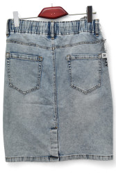 Спідниці джинсові жіночі ПОЛУБАТАЛ оптом DRAGON 
