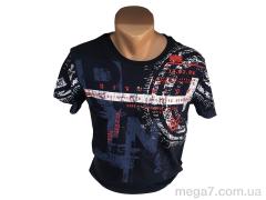 Футболка, TurkishBrend оптом 6007 синій