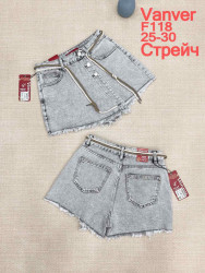 Юбки-шорты джинсовые женские оптом 90621374 118-34