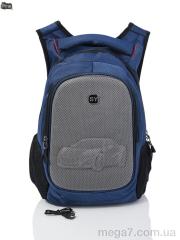 Рюкзак, Superbag оптом 8348 blue (250)