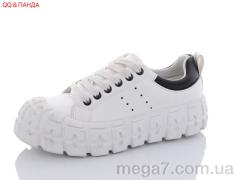 Кроссовки, QQ shoes оптом BK81 black