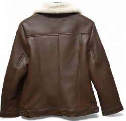 Дубленки женские зимние БАТАЛ оптом 17069425 P-06-11