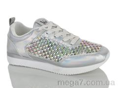 Кроссовки, Violeta оптом 2028-12 silver
