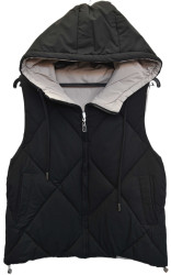 Жилетки двухсторонние женские оптом 16204935 9686-11