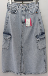 Юбки джинсовые женские MIELE WOMAN оптом 15209463 182-16