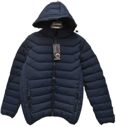 Куртки демисезонные мужские (синий) оптом 62375408 M1-36