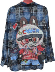 Рубашки женские ПОЛУБАТАЛ оптом 07849126 735-1-13