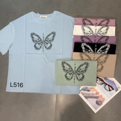 Футболки женские БАТАЛ оптом 81470295 516-73