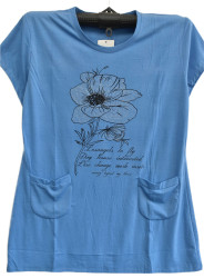 Футболки женские БАТАЛ оптом 18952643 309-25