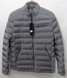 Куртки кожзам мужские FUDIAO (gray) оптом 82304916 822-59