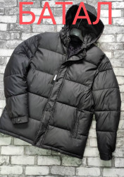 Куртки зимние мужские БАТАЛ (черный) оптом Китай 61025978 01-4