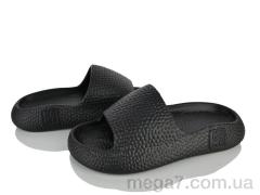 Шлепки, Захар-Gold оптом T2023-8 black піна