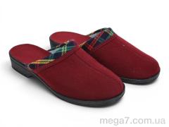 Тапки, Rai shoes оптом 56415201 бордовий