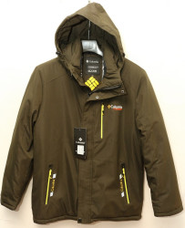Термо-куртки зимние мужские (хаки) оптом 98124076 Y9-91