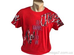 Футболка, TurkishBrend оптом 22003 червоний