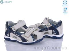 Сандалии, CROSSOPT оптом F240 beige-d.blue
