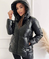 Куртки зимние женские (черный) оптом 20976548 637-1