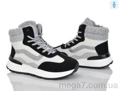 Ботинки, Baolikang оптом 8712 grey-black