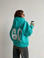 Худи жіночі на флісі оптом