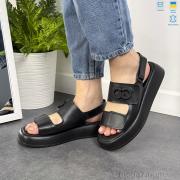 Босоножки, A.N.I.One оптом 4077-GG чорний к.