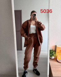 Спортивные костюмы женские на флисе БАТАЛ оптом 02369487 5036-180