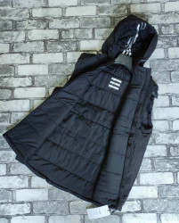 Жилетки двосторонні чоловічі (black) оптом