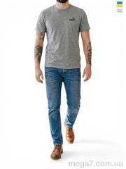 Футболка, Sport style оптом 01PU норма сірий