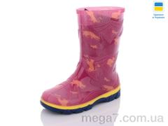 Резиновая обувь, Slippers оптом Artshoes,  СД дівчинка силікон рожевий