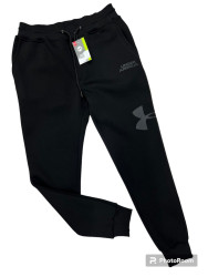 Спортивные штаны мужские на флисе (черный) оптом Турция 53926804 07-17
