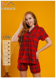 Ночные пижамы женские оптом 32019846 P-10287-7