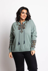 Джемпери вишиті жіночі БАТАЛ оптом