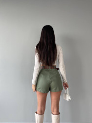 Спідниці-шорти жіночі (хакі) оптом