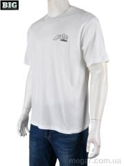 Футболка, BIG оптом 4072-M06-2 white