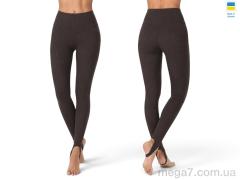 Лосины, Sport style оптом 5373 з камінням шоколадний