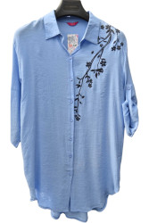 Сорочки жіночі ПОЛУБАТАЛ оптом 