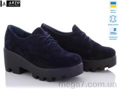 Туфли, ARTO оптом 32 синий з.