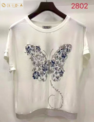 Футболки женские БАТАЛ оптом 24185369 2802-34