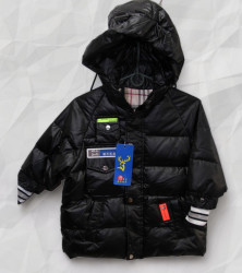 Куртки демисезонные детские (черный) оптом 92415307 05-25