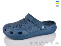 Кроксы, M&L  Alex13 оптом ML06 т.синій