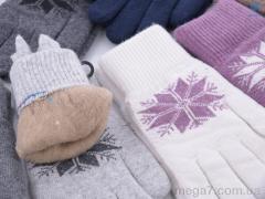 Перчатки, Королева оптом 1131 ж вовна подвійн mix