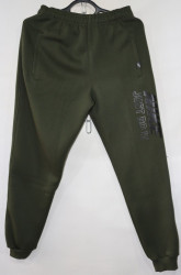 Спортивные штаны юниор на флисе (khaki) оптом 69084157 05-32